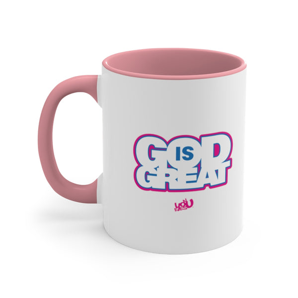 God Is Great - Accent Coffee Mug, 11oz (2 colors)