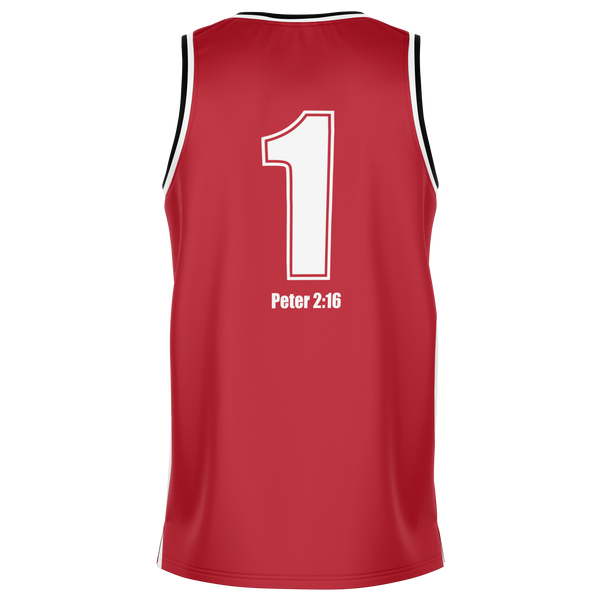 Mavrix Team Red Basketball Jersey
