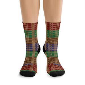 EOYC Rows Pattern Mixed Socks