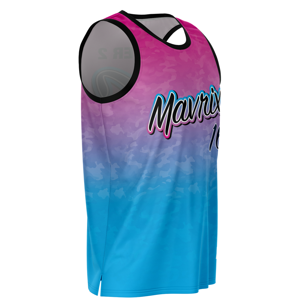 Mavrix Blue Camo Baseball Jersey – Eyes On You Clothing