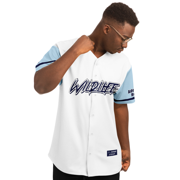 WildLife Logo Baseball Jersey (Blue/White)