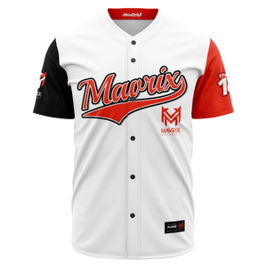 Mavrix Bright Crimson Baseball Jersey