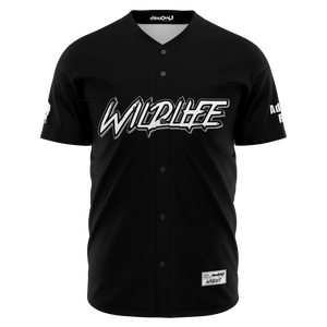 WildLife Logo Baseball Jersey (black)