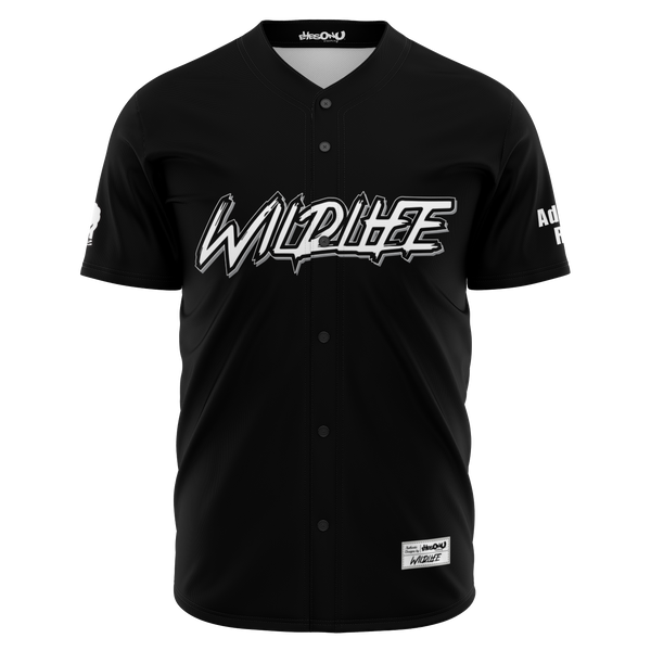WildLife Logo Baseball Jersey (black)