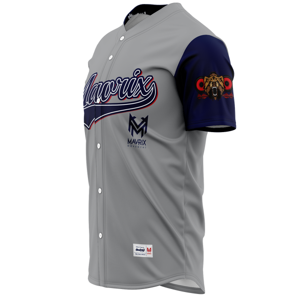 Mavrix Lac Grizzly Baseball Jersey