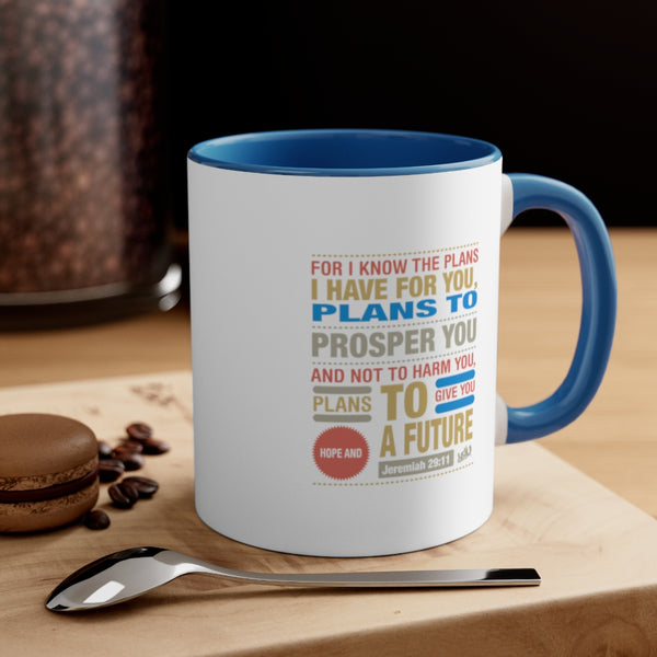 EOYC - I Know the Plans - Accent Coffee Mug, 11oz (2 colors)