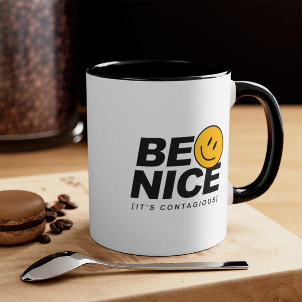 Be Nice - Accent Coffee Mug, 11oz