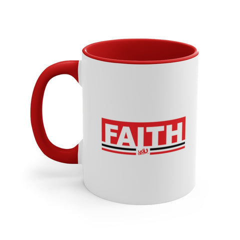 Faith - Accent Coffee Mug, 11oz (2 colors)