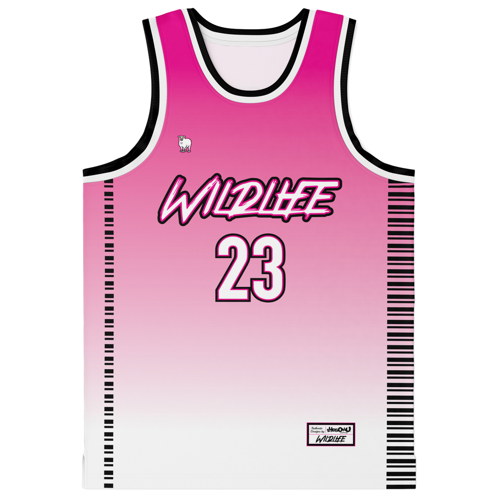 pink basketball jersey nba