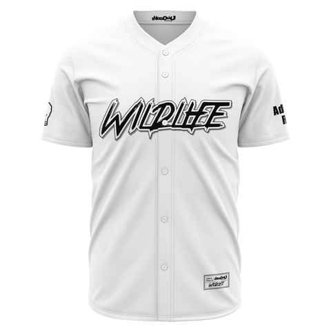 WildLife Logo Baseball Jersey (white)
