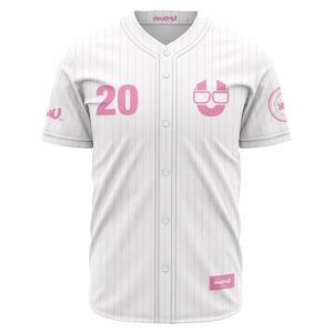 EOYC Pink Pinstripe - Baseball Jersey – Eyes On You Clothing