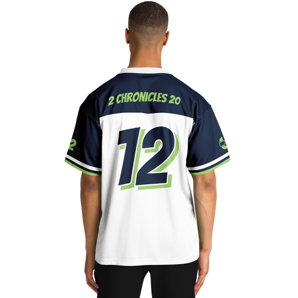 EOYC Navy/Lime Football Jersey
