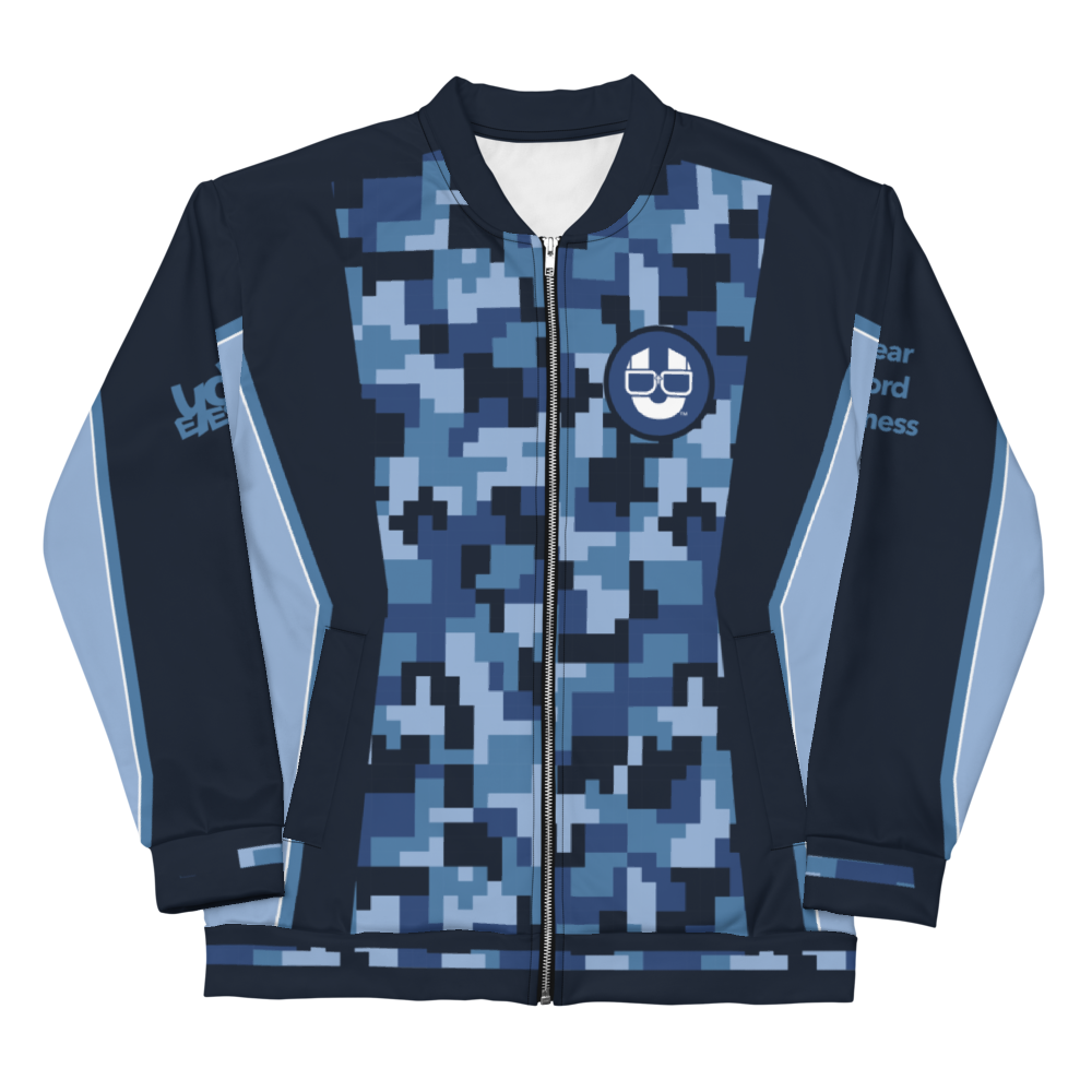 EOYC Blue Camo Bomber Jacket