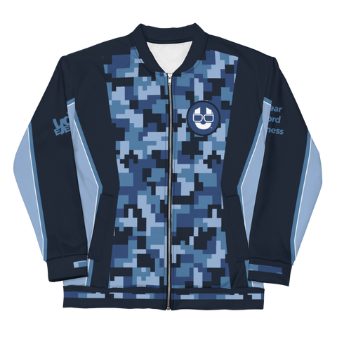 EOYC Blue Camo Bomber Jacket