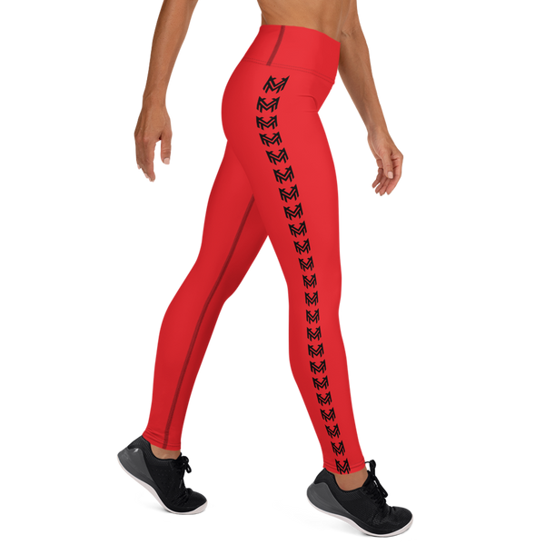 Mavrix Red Yoga Leggings