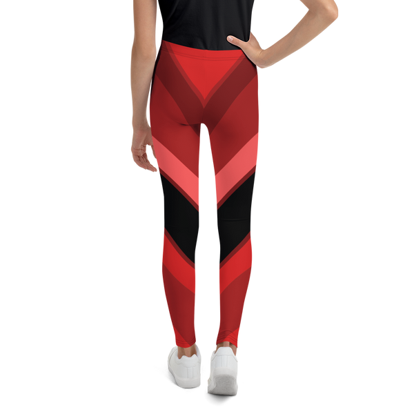 Red Stripes - Youth Leggings
