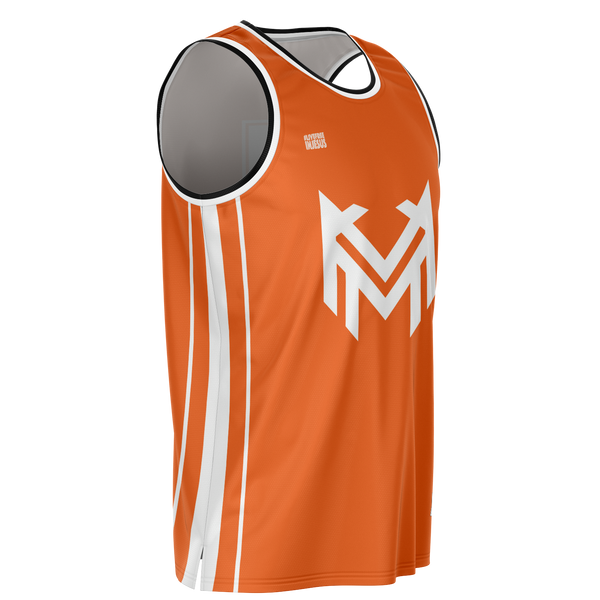 Mavrix Team Orange Basketball Jersey