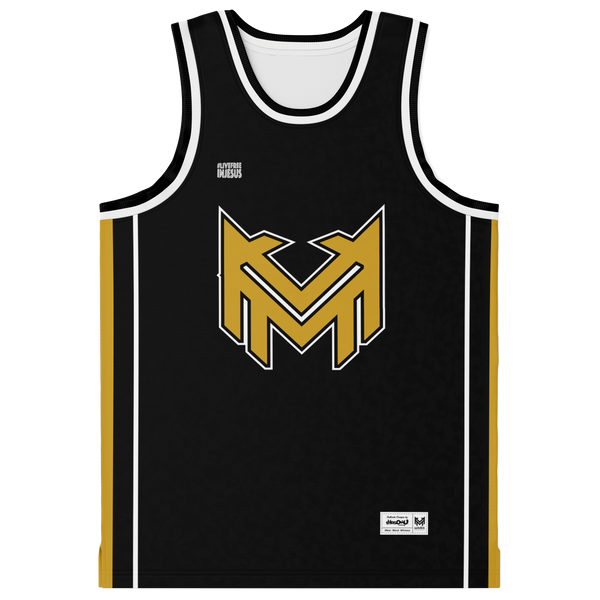 Marvix TEAM BlkGold Basketball Jersey copy