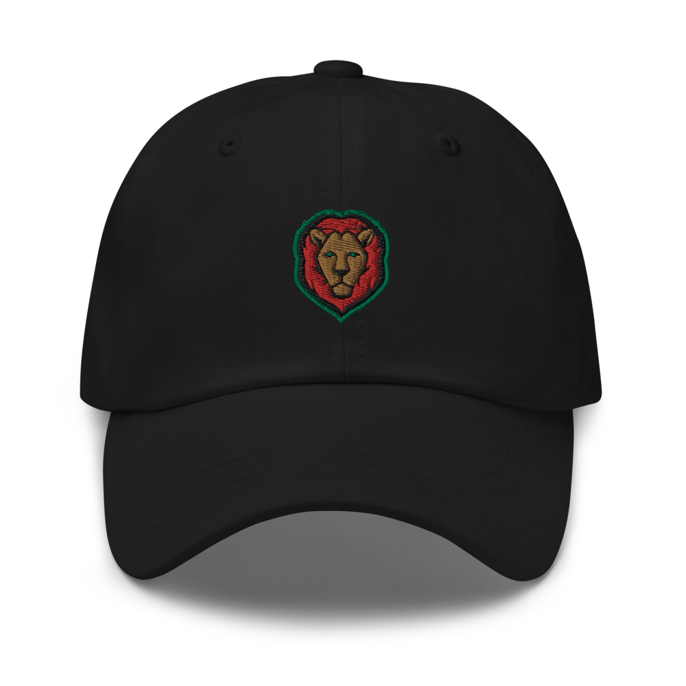 Lion - Red/Black/Green Dad Hat (2 colors)