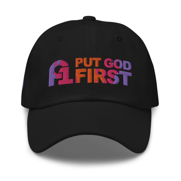 Put God First Colors Dad Hat (3 colors)