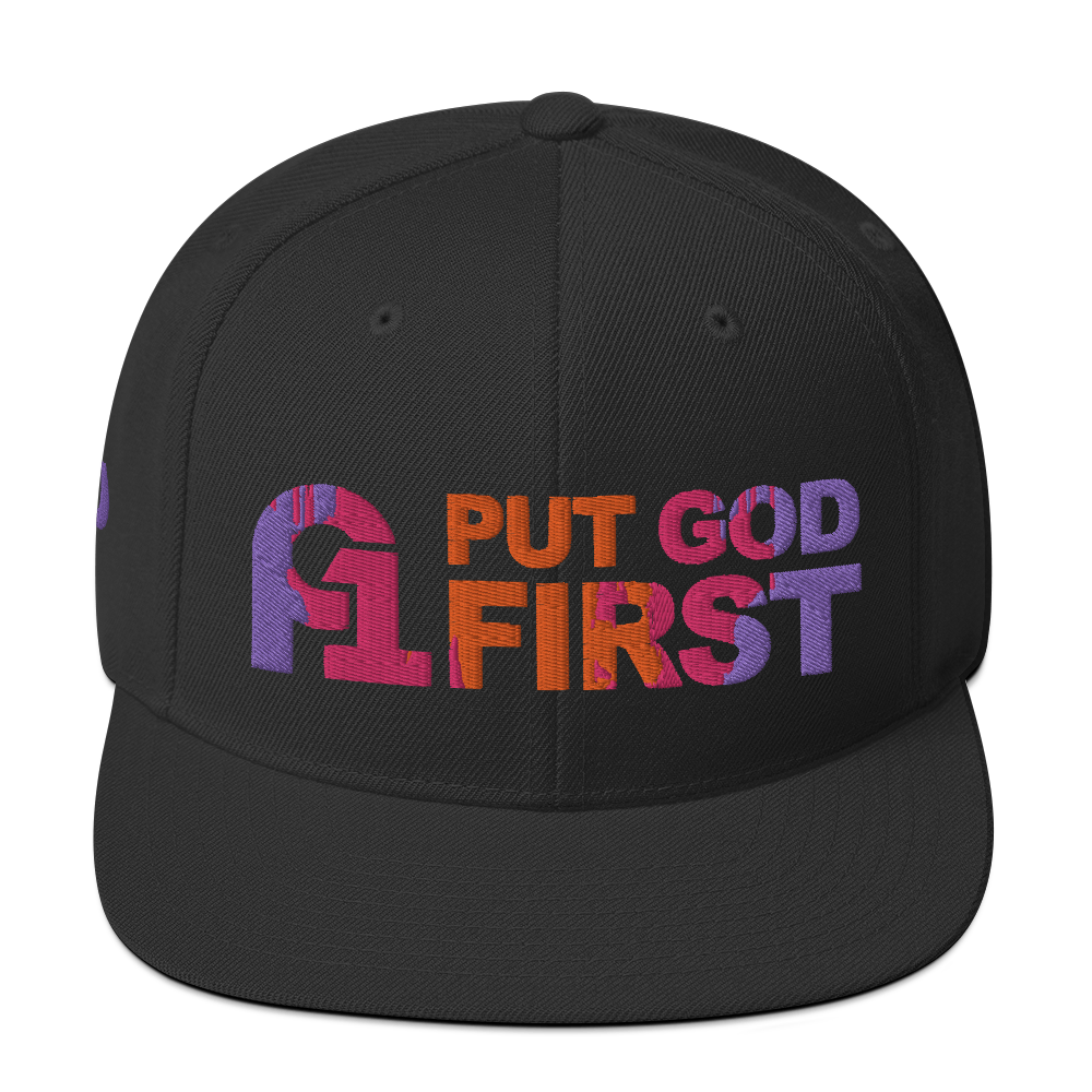 Put God First Colors Snapback (4 colors)