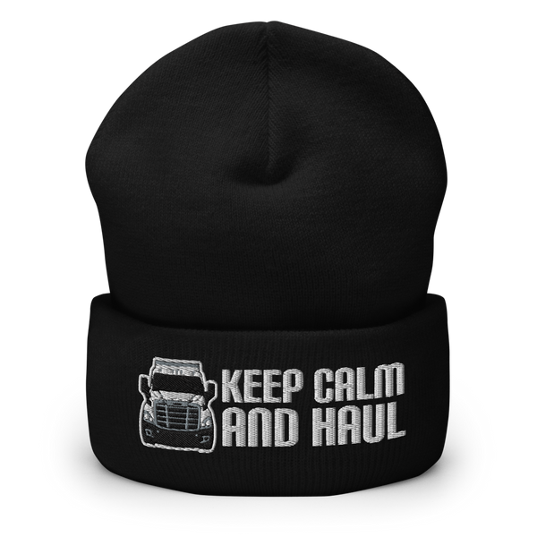 Keep Calm and Haul Cuffed Beanie (4 colors)