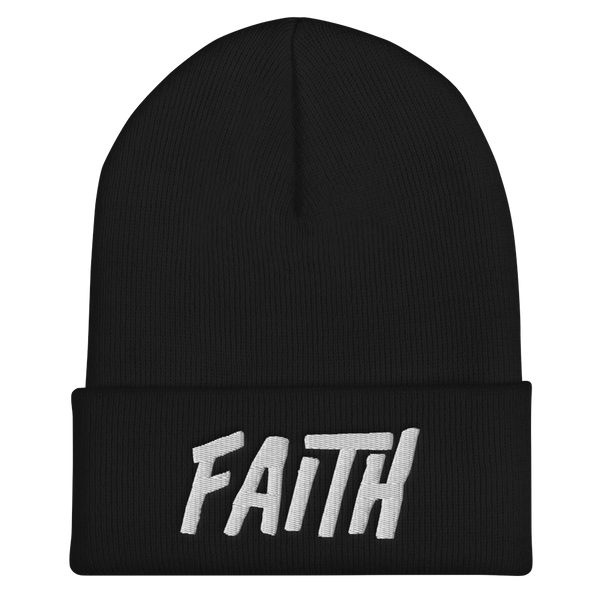 Faith - Heb 11:1 3D Cuffed Beanie (3 colors)