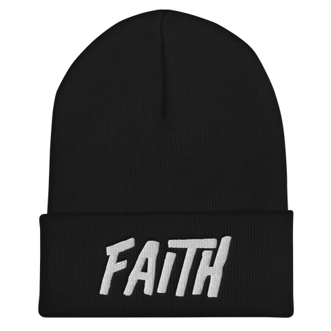 Faith - Heb 11:1 3D Cuffed Beanie (3 colors)