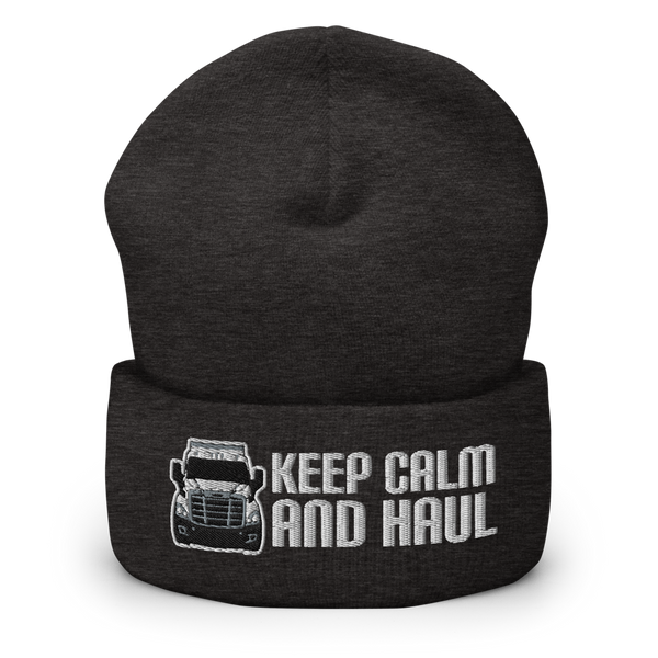 Keep Calm and Haul Cuffed Beanie (4 colors)