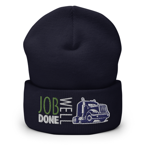 Job Done Well Cuffed Beanie (5 colors)