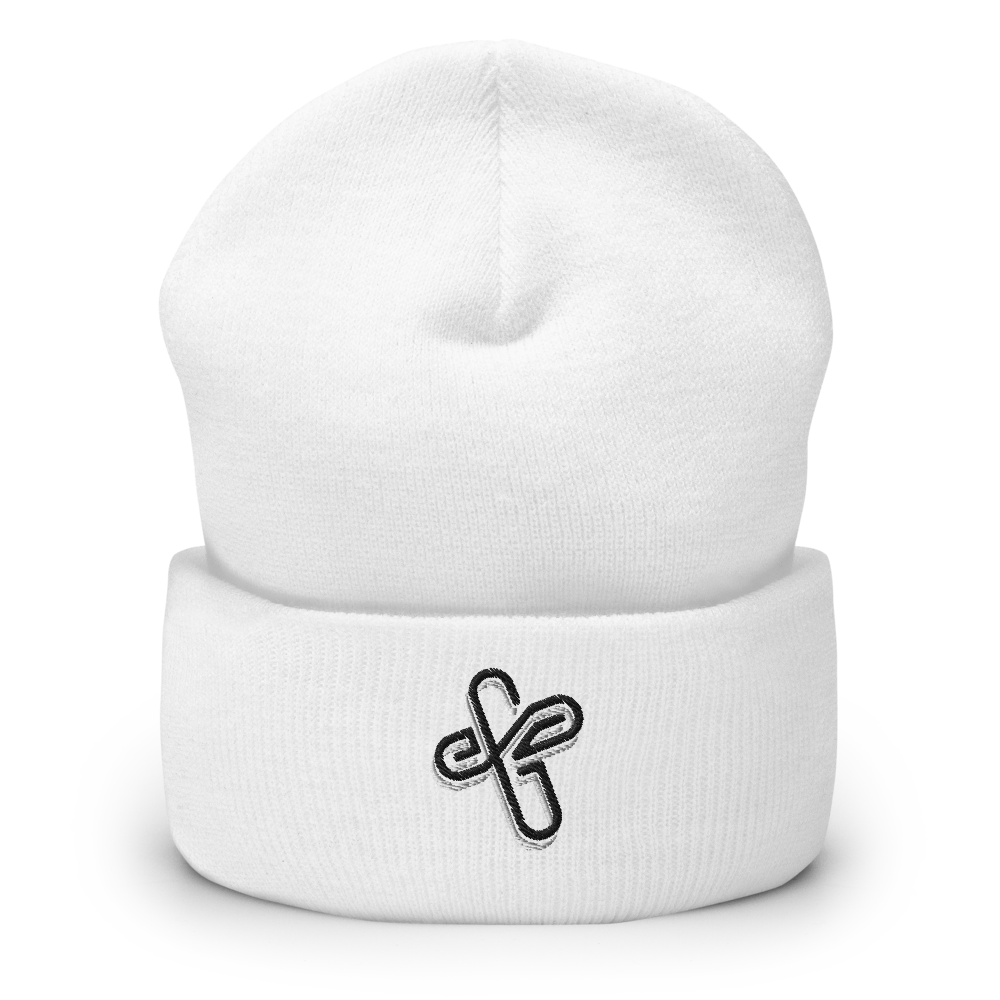 Sufficient Grace Cross Cuffed Beanie (2 colors)