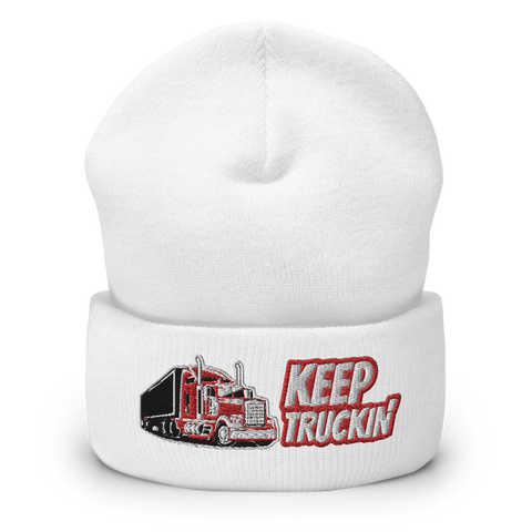 Keep Truckin' Cuffed Beanie (5 colors)