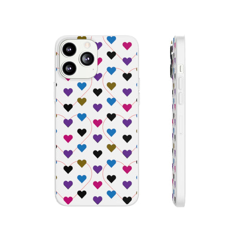 Hearts Flexi Cases