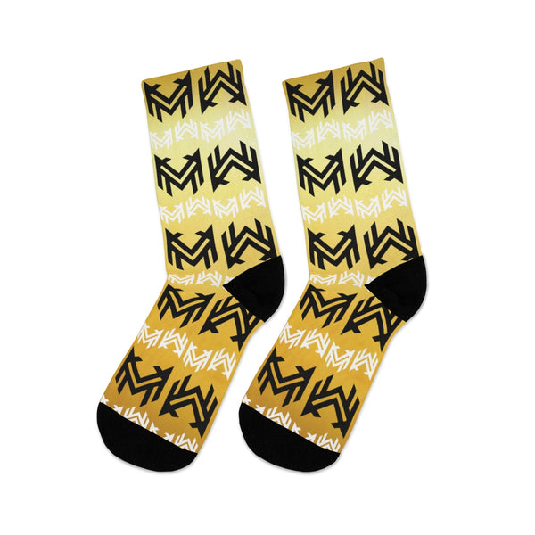 Mavrix Logo Pattern - Gold Socks