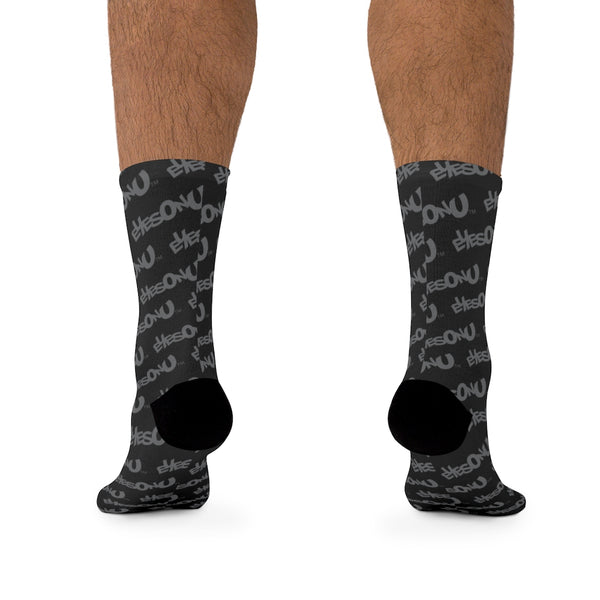 EOYC Straight Small Black/Gray Socks