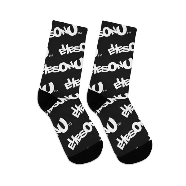 EOYC Straight LG Logos - Black Socks