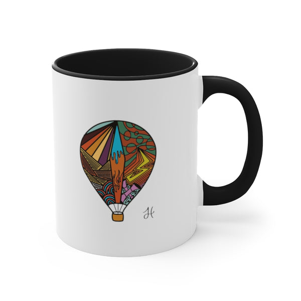 JoshuArt Balloon - Accent Coffee Mug, 11oz (2 colors)