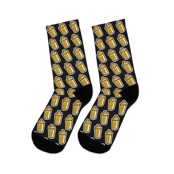 Sippy Cup (Jace Edition) Socks (black/gold)