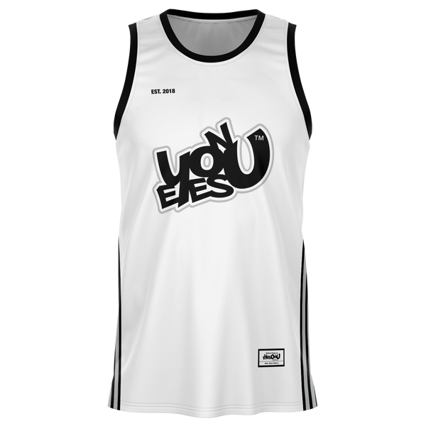 EOYC White/Black - Basketball Jersey