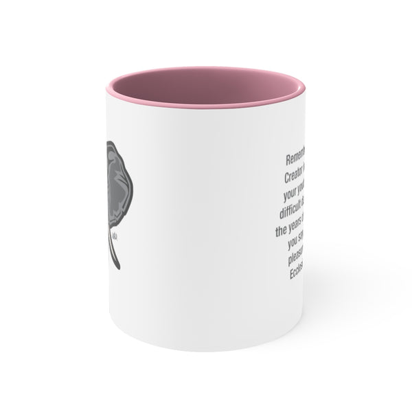 The Elephant - Accent Coffee Mug, 11oz (3 colors)