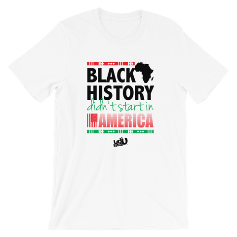 Black History Didn't Start Here T-Shirt (2 colors)