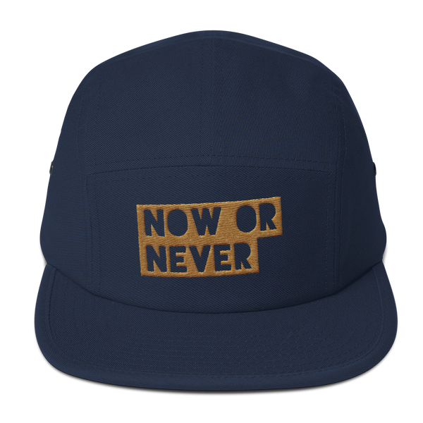 Now or Never Five Panel Cap (2 colors)