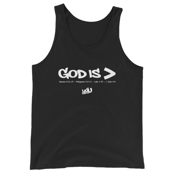 God is Greater Than Tank Top (5 colors)