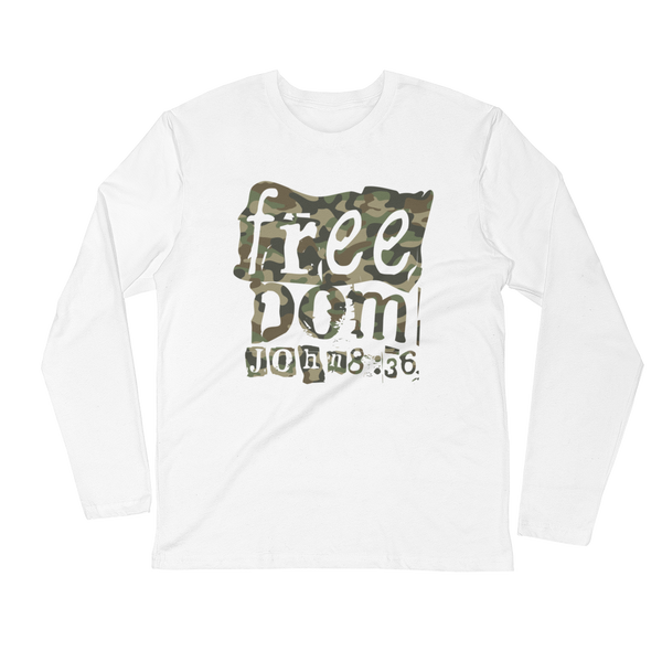Freedom - Green Camo - Long Sleeve T-shirt (2 colors)