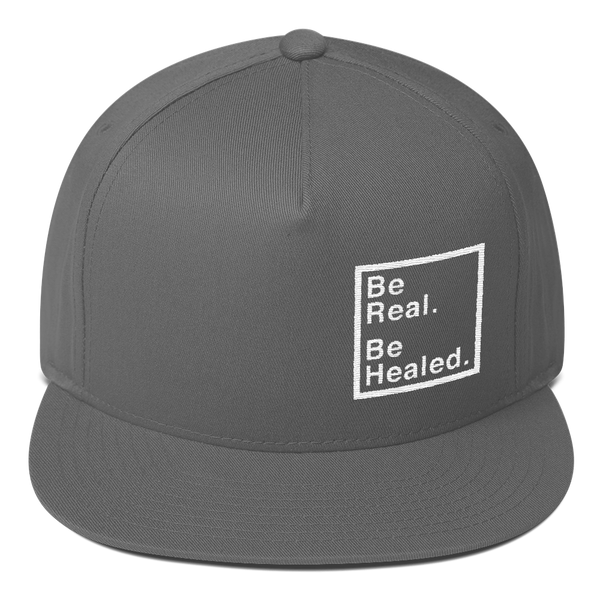 Be Real. Be Healed. Flat Front Snapback (4 colors)