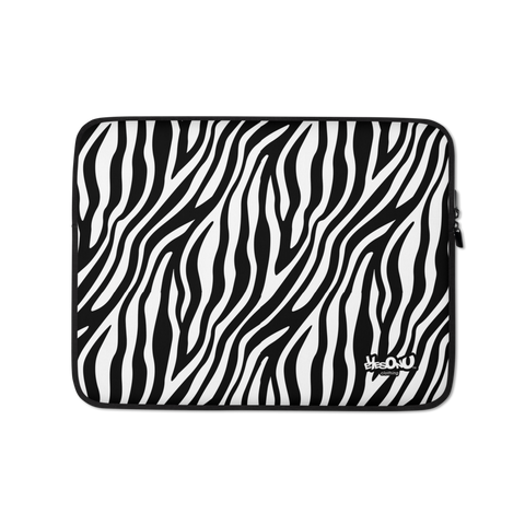 Zebra Print Laptop Sleeve (13" / 15")