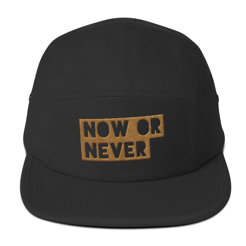Now or Never Five Panel Cap (2 colors)