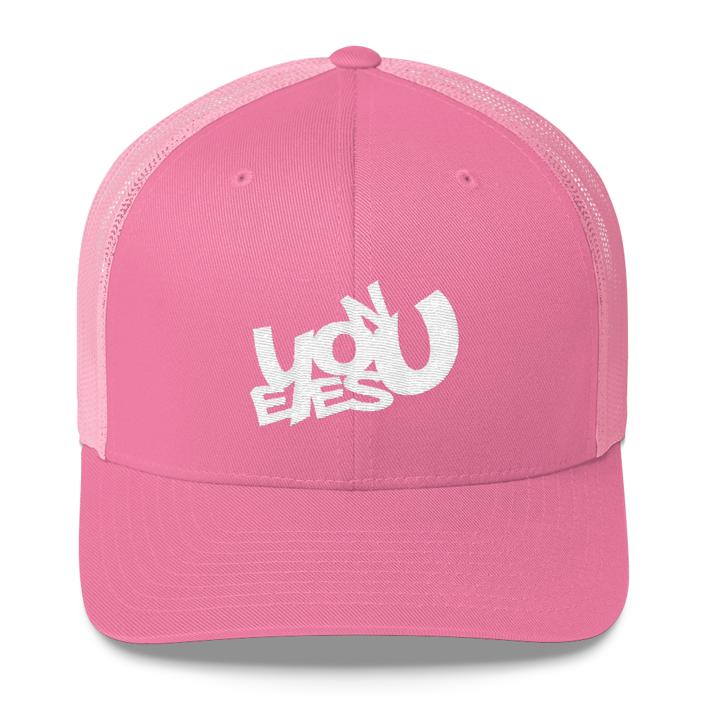 Eyes On You White Signature Trucker (5 colors)