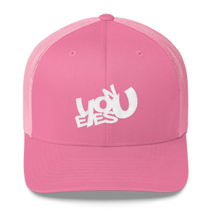 Eyes On You White Signature Trucker (5 colors)