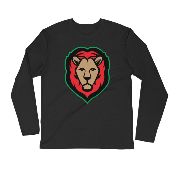 Lion - Red/Black/Green Long Sleeve T-shirt (2 colors)